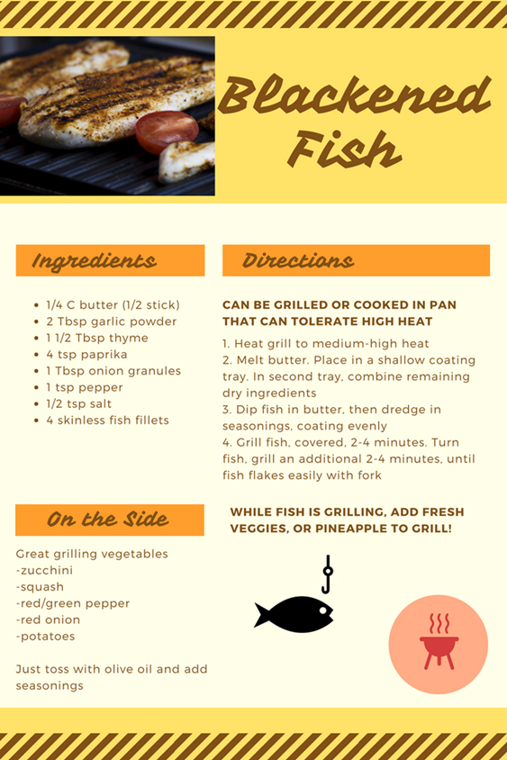 blackened fish recipe
