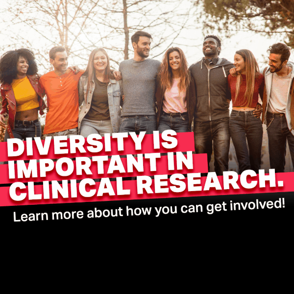 Group of diverse people, diversity is important in clinical research