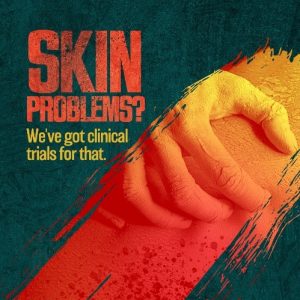 Skin problems? We've got a trial for that